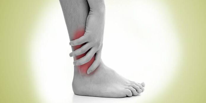leg pain with ankle osteoarthritis